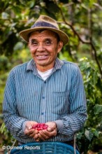 El caficultor Domingo Medina Zacharias