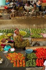 Mercado de Cocovico, financiado por Oikocredit con criterios de banca ética.