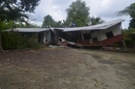 Efectos del devastador terremoto en Fortaleza, organización socia de Oikocredit Efectos del devastador terremoto en Fortaleza, organización socia de Oikocredit